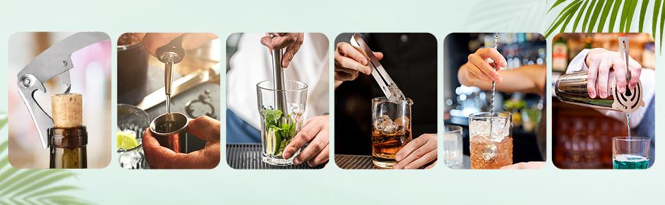 cocktail shaker set gifts for him bartender kit